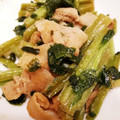 料理初心者あぃ☆'s cooksnap of when they made 大根葉と豚こまのごま油炒め.