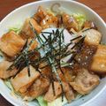 twママ's cooksnap of when they made ■ころころポークの生姜焼き風あんかけ丼■.