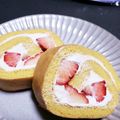 クックJJ5RC2☆'s cooksnap of when they made 糖質制限◆大豆粉のふわふわロールケーキ.