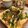 中村ベーカリー's cooksnap of when they made スナップエンドウ×ウインナーの和トースト.