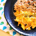 ぐりtoぐら's cooksnap of when they made ほうれん草としめじと卵のマヨ炒め.