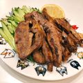 ゆにこーん☆'s cooksnap of when they made 牛ハツ(心臓)肉のバター醤油焼き.