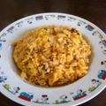 水玉クローバー's cooksnap of when they made スタミナばっちり・キムチ納豆チャーハン☆.