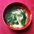 SUNMOONMOM's cooksnap of when they made 簡単！ 和食に えのきと三つ葉のお吸い物.