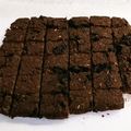 はぴはぴもえか's cooksnap of when they made 簡単ヘルシー☆おからの天板チョコケーキ。.