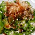 ﾋﾟﾛﾐ♡'s cooksnap of when they made オクラのかつお節マヨポン酢和え.
