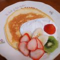 chako太郎's cooksnap of when they made 重曹なし！米粉のふっくらパンケーキ.