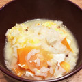 エル♀'s cooksnap of when they made 煮込みうどん残り汁使用！　土鍋でおじや♪.