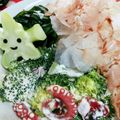 みっくママ's cooksnap of when they made たことブロッコリーのおかかわさびマヨ和え.