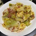 J_son's cooksnap of when they made キャベツとコンビーフの炒め物.
