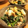 asuuumomo's cooksnap of when they made 春菊のツナごま和え.