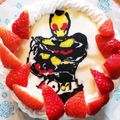 クックOL0KXG☆'s cooksnap of when they made 仮面ライダーゼロワンのバースデーケーキ♡.