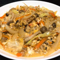 もなかまん's cooksnap of when they made キャベツとひき肉の卵とじ.