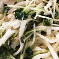 Nyaooomi's cooksnap of when they made 大根と竹輪のごまダレサラダ.