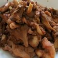 ユーロン's cooksnap of when they made 豚コマ舞茸の甘辛ケチャップ炒め◆糖質オフ.