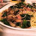 うさうさぼん2's cooksnap of when they made 舞茸とほうれん草のパスタ、バター醤油味.