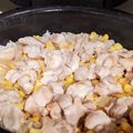 コハトヤ☆シンリ's cooksnap of when they made 炊飯器で簡単コ—ンとチキンのバターライス.