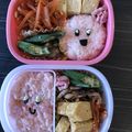 子熊の母's cooksnap of when they made キャラ弁★星のカービィ☆簡単！初心者！.