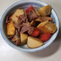 るぱん3世's cooksnap of when they made 里芋と人参と豚薄切り肉の煮物.