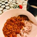 ainuinu's cooksnap of when they made カレールーで簡単☆キーマカレー☆.