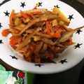 4double5's cooksnap of when they made 秘密の根菜きんぴら.