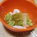 4double5's cooksnap of when they made 【離乳食中期】お豆腐と枝豆の和風あんかけ.