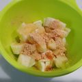 4double5's cooksnap of when they made きなこバナナ豆腐 ♡離乳食中期♡.