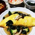 satoママン's cooksnap of when they made 和風あんかけオムライス♪.