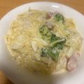 こた丸's cooksnap of when they made とり野菜みそでクリームパスタ.