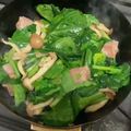 mtangerine's cooksnap of when they made クリスマスに♪ほうれん草ベーコンのソテー.