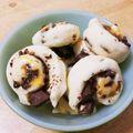 肉好きシュウ's cooksnap of when they made ＨＭで作る♪ナッツチョコのお手軽プチパン.