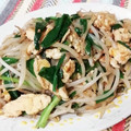 チェビス's cooksnap of when they made ３分で美味しい！ニラと卵ともやしの炒め物.