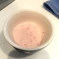 ぱぴぷゆい's cooksnap of when they made 初期離乳食 イチゴミルク.