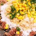 あこt's cooksnap of when they made ホットプレートで牛肉ガーリックライス.