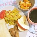 mmameco's cooksnap of when they made セロリとキャベツのキムチ炒め.