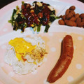 すみま～る's cooksnap of when they made 豚肉とほうれん草の卵炒め.