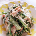 クック7HFUL8☆'s cooksnap of when they made 《簡単♪小鉢》春菊とカニカマのマヨ和え.