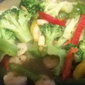 クックA4U5YO☆'s cooksnap of when they made エビとブロッコリーの胡椒炒め.
