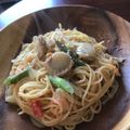 nopinoppi's cooksnap of when they made 牛乳で簡単！明太クリームパスタ.