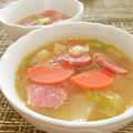 イベ長's cooksnap of when they made 朝食にも✨白菜とニンジンのコンソメスープ.