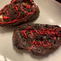 PONYY's cooksnap of when they made バレンタイン♡デコ♡チョコラスク♡.
