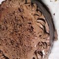 えぐまい's cooksnap of when they made バレンタインに☆ドームチョコレートケーキ.