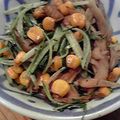 赤き血のイレブン's cooksnap of when they made 舞茸と水菜のコーンバター炒め.