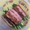 めいちママ＊'s cooksnap of when they made 簡単おつまみ♪水菜のベーコン巻き.