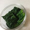 しげその's cooksnap of when they made レンジでほうれん草 おひたしに♪.