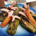 ぷちょ。's cooksnap of when they made ヘタも種も！簡単丸ごとピーマンの肉詰め.
