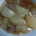 クックやすくる's cooksnap of when they made 大根のひき肉あんかけ.
