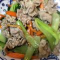 jakomama's cooksnap of when they made 豚と青梗菜と人参のあんかけ中華炒め.