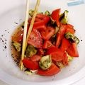 earthSY's cooksnap of when they made 【病院】なすとトマトのしそサラダ【給食】.