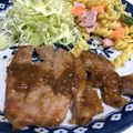 るかーる's cooksnap of when they made 豚ロースはちみつ味噌漬焼き.